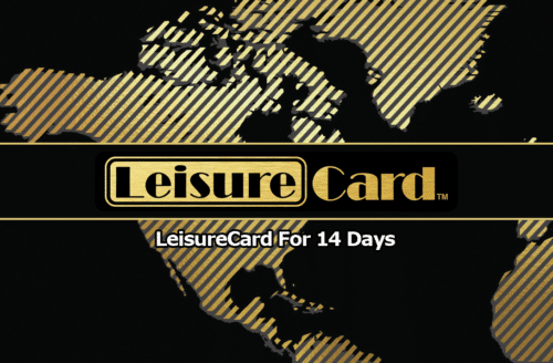 LeisureCard for Tourists - 14 days